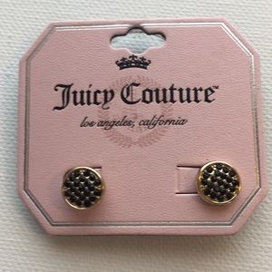 Juicy Couture Gold and Black Earrings
